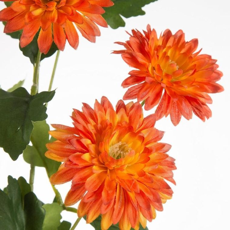 Eurofirany, kwiat Natu, 81 cm, pomarańczowy