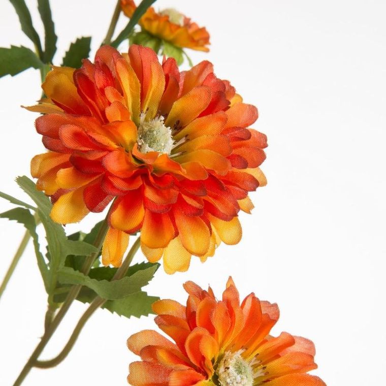 Eurofirany, kwiat Natu, 82 cm, pomarańczowy