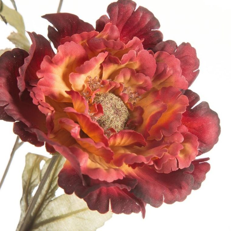 Eurofirany, kwiat Natu, 85 cm, bordowy