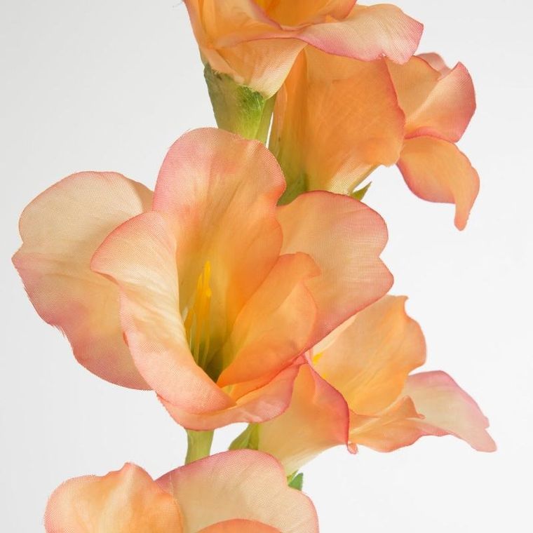 Eurofirany, kwiat Natu, 85 cm, jasnopomarańczowy