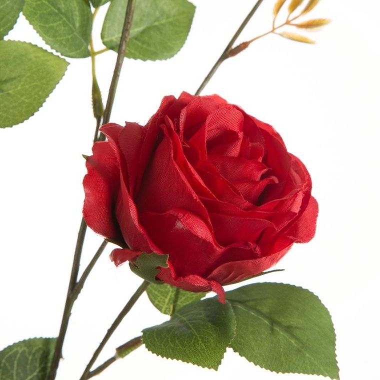 Eurofirany, kwiat Natu, 88 cm, czerwony