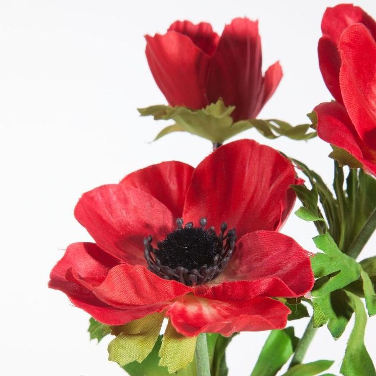 Eurofirany, kwiat Natu, czerwony