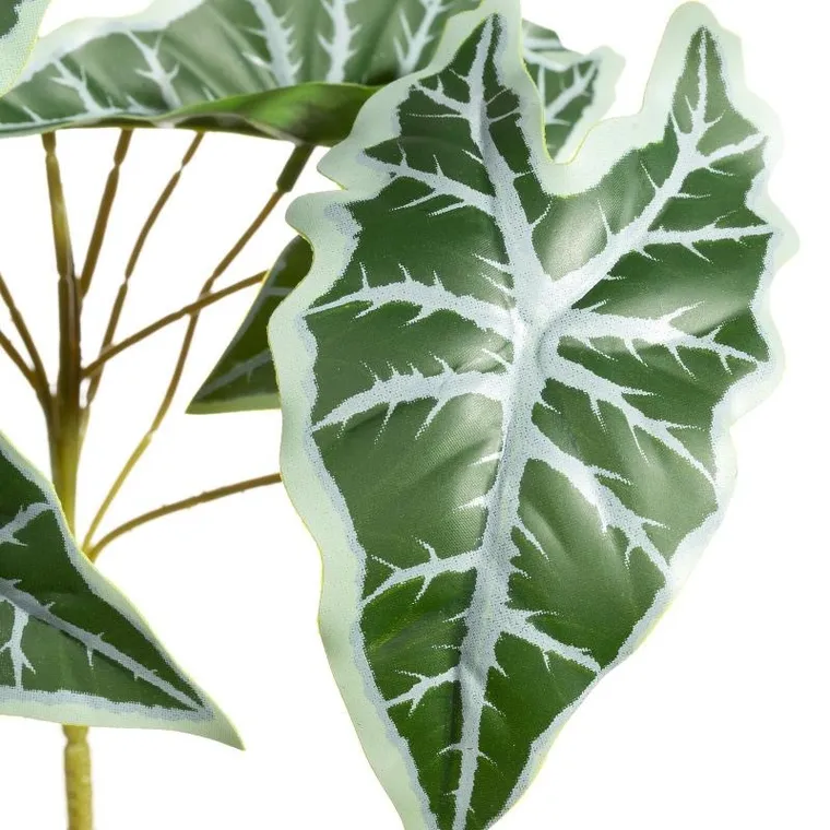 Eurofirany, kwiat Natu, długość 30 cm, długość liść 12 cm, zielony