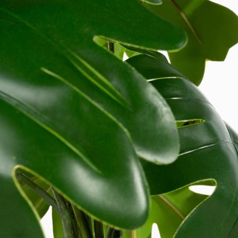 Eurofirany, kwiat Natu, długość 40 cm, długość liść 20 cm, zielony