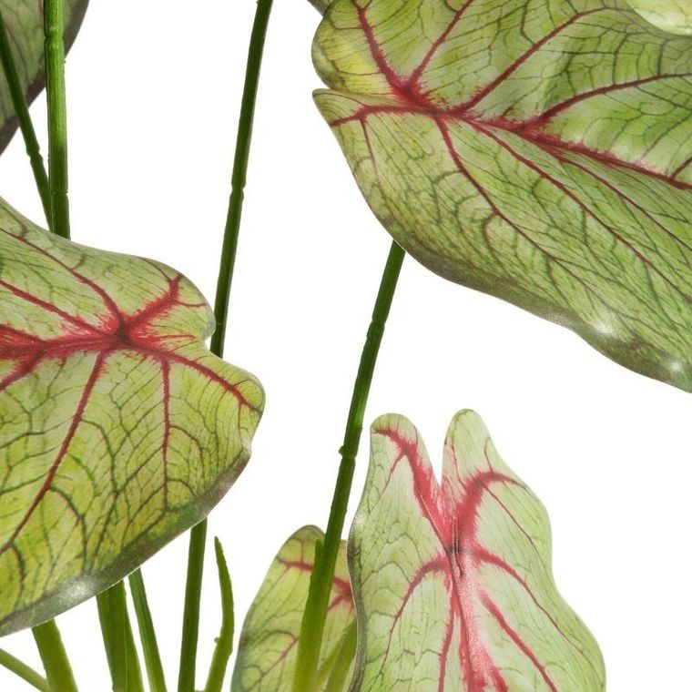 Eurofirany, kwiat Natu, długość 45 cm, długość liść 16 cm, zielony