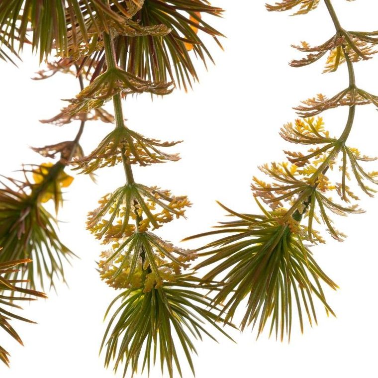 Eurofirany, kwiat Natu, długość 97 cm, długość z liśćmi 70 cm, jasnozielony