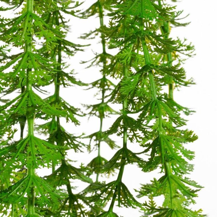 Eurofirany, kwiat Natu, długość 97 cm, długość z liśćmi 70 cm, zielony