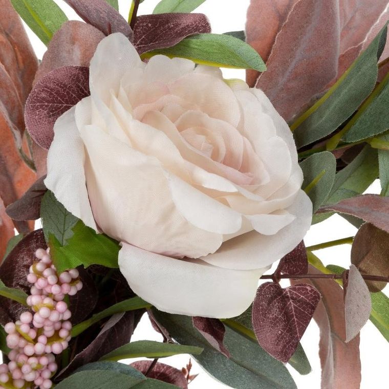 Eurofirany, kwiat wianek, 40 cm, zielony