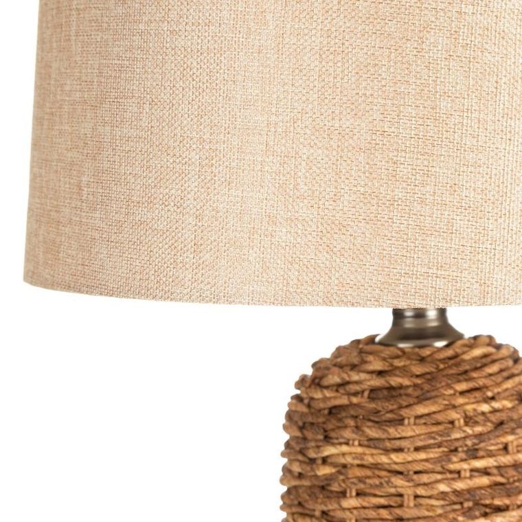 Eurofirany, lampa Arlo, 32-32-71 cm, brązowy