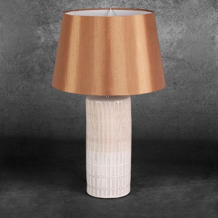 Eurofirany, lampa dekoracyjna, Edna, 33-56 cm, kremowy
