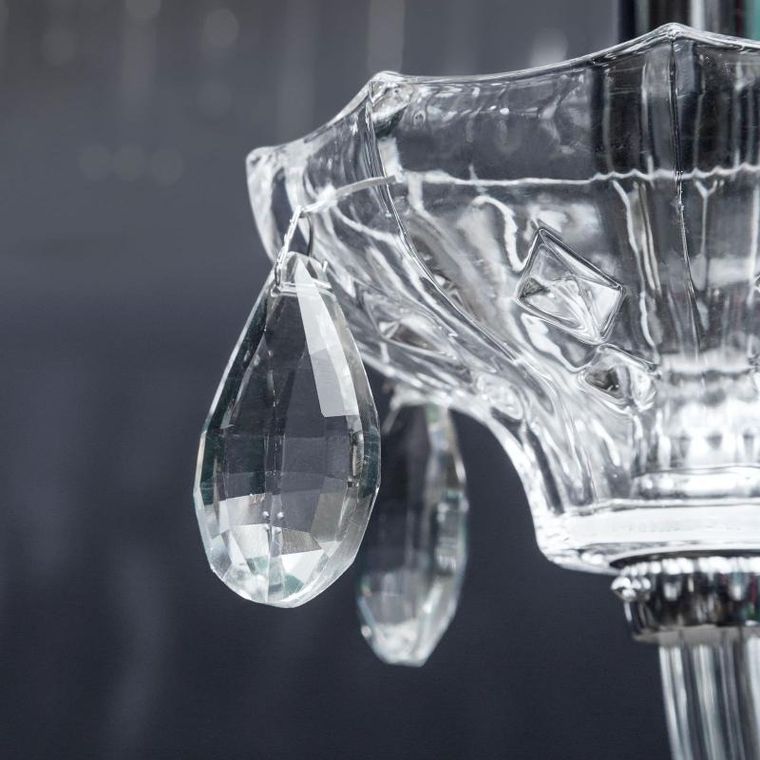 Eurofirany, lampa Kira, 42-23 cm, srebrny