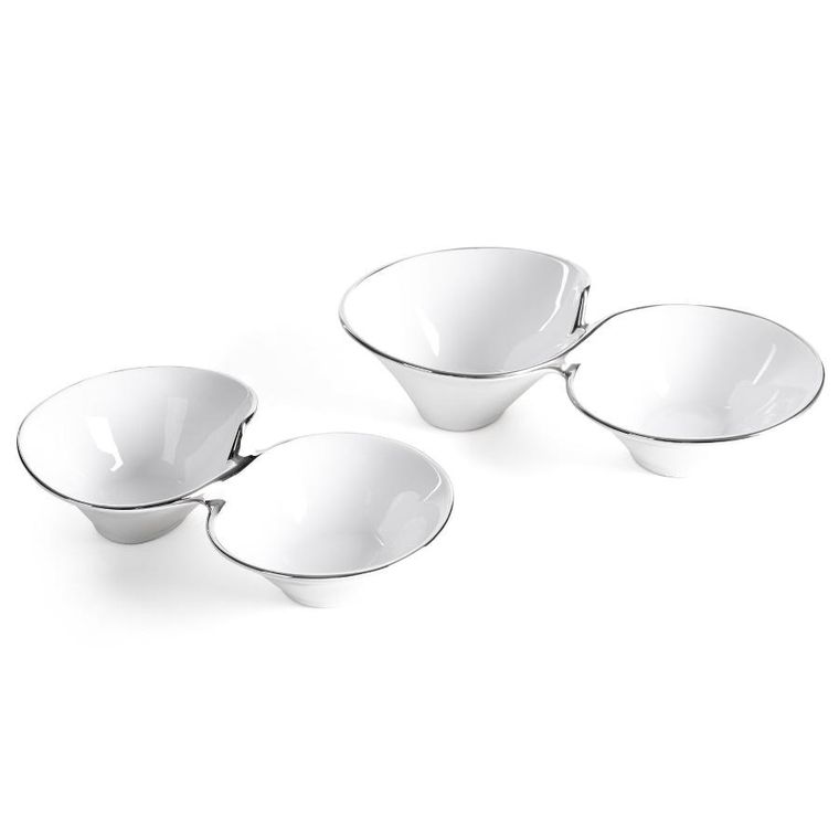 Eurofirany, misa dekoracyjna, Elene, 22-13-6 cm, biały