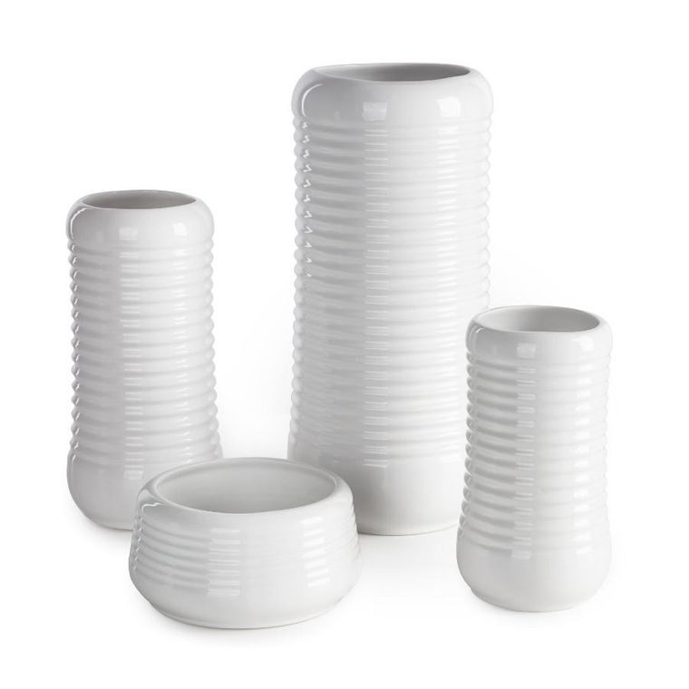 Eurofirany, misa dekoracyjna, Jason, 16-16-8 cm, biały