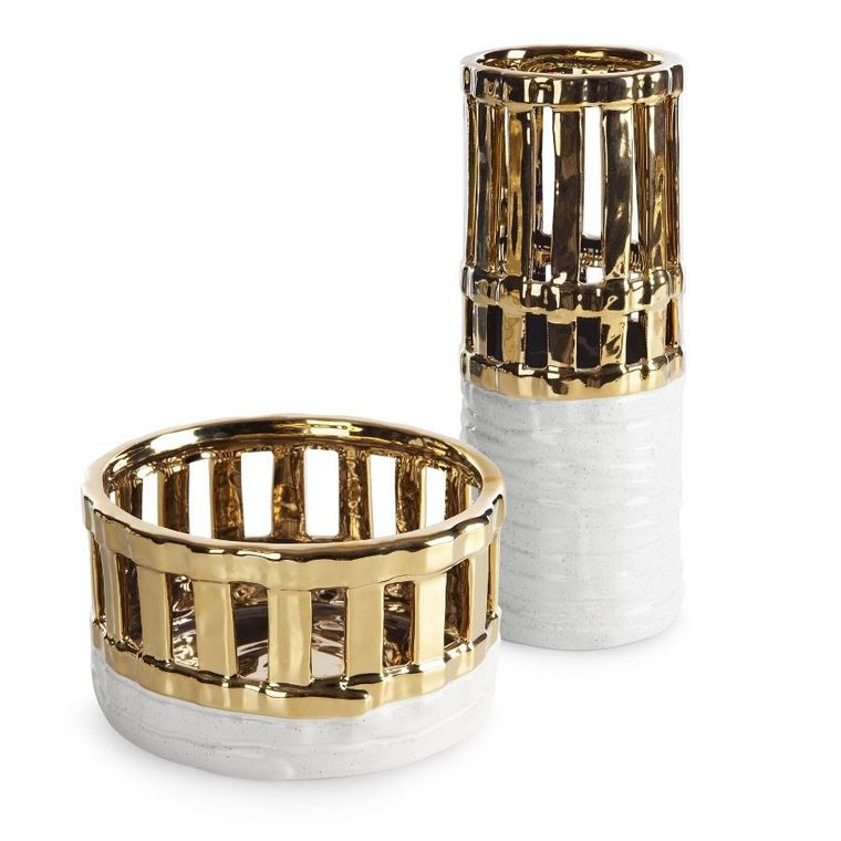 Eurofirany, misa dekoracyjna, Maela, 20-29-11 cm, biały