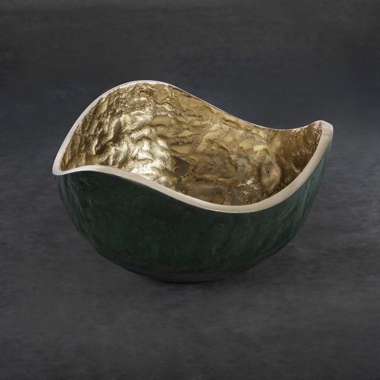 Eurofirany, misa dekoracyjna, Pedro3, 17-17-9 cm, ciemnozielony