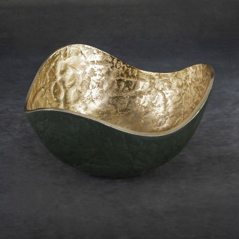 Eurofirany, misa dekoracyjna, Pedro3, 25-25-13 cm, ciemnozielony