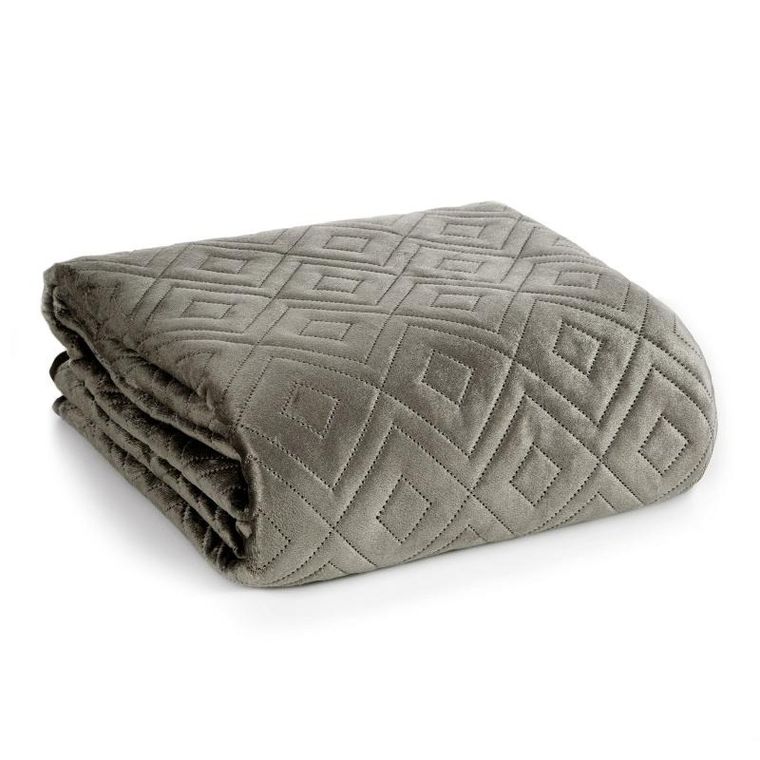 Eurofirany, narzuta Ariel, 220-240 cm, ciemnobeżowy