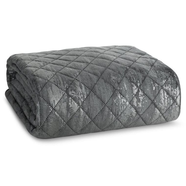 Eurofirany, narzuta blink, 220-240 cm, stalowy