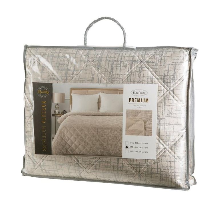 Eurofirany, narzuta blink 6, 170-210 cm, kremowy