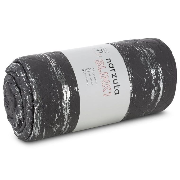 Eurofirany, narzuta d91 blink, 220-240 cm, grafitowy