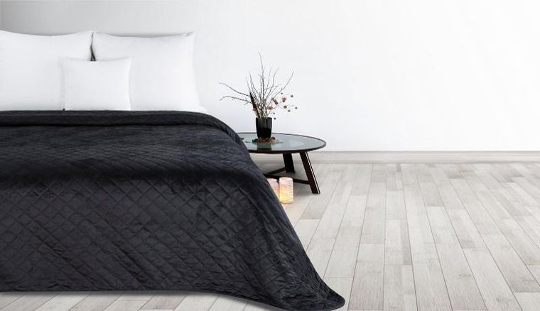 Eurofirany, narzuta d91 Luiz5, czarny, 220-240 cm