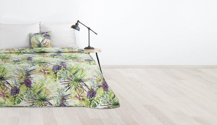 Eurofirany, narzuta d91, Rommy, 200-220 cm, biały