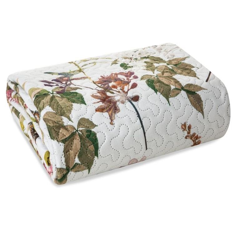 Eurofirany, narzuta d91 Rosa, 200-220 cm, biały