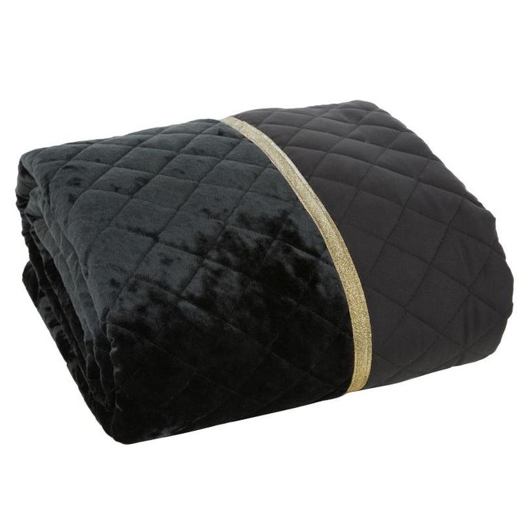 Eurofirany, narzuta Kristin, 220-240 cm, czarny