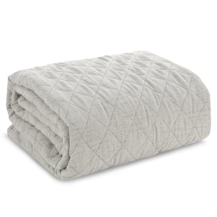 Eurofirany, narzuta len, 220-240 cm, beżowy