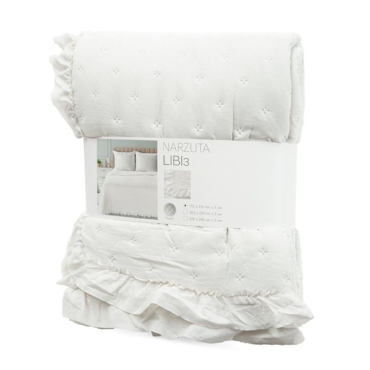 Eurofirany, narzuta, Libi, 220-240 cm, kremowy