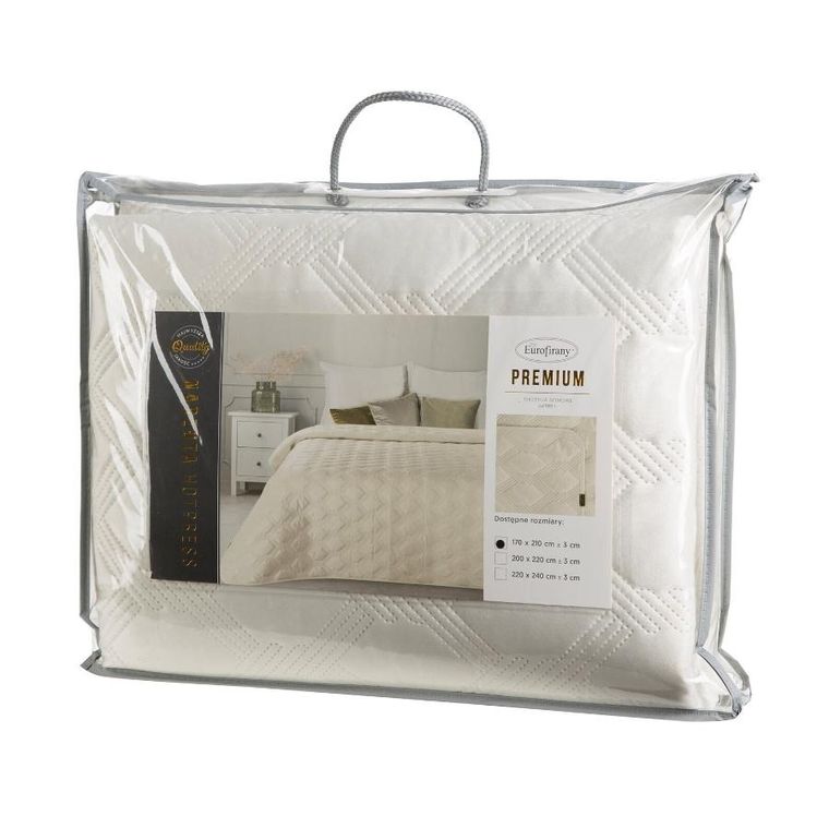 Eurofirany, narzuta Sofia, 200-220 cm, kremowy