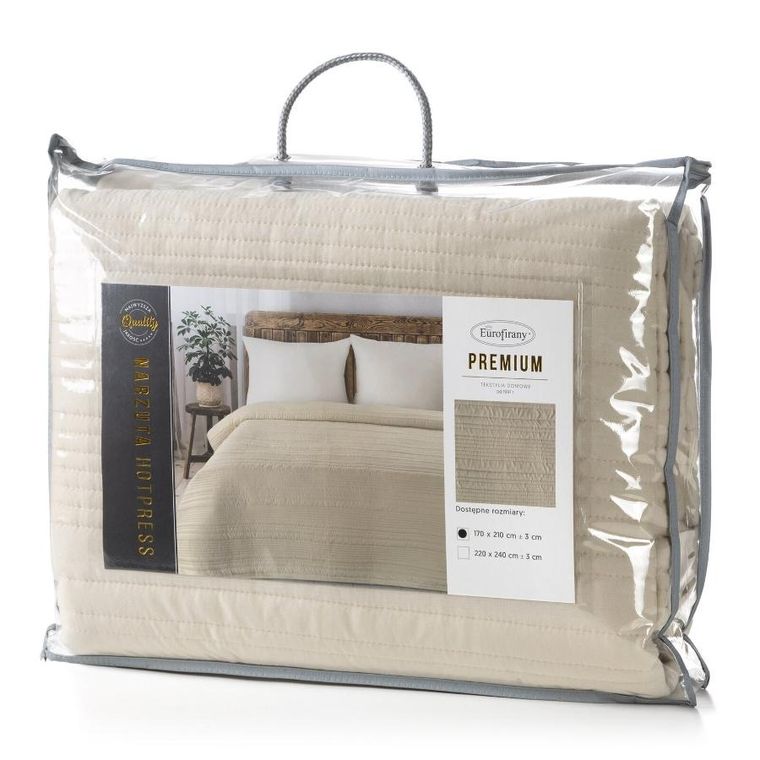 Eurofirany, narzuta, Tara, 170-210 cm, beżowy