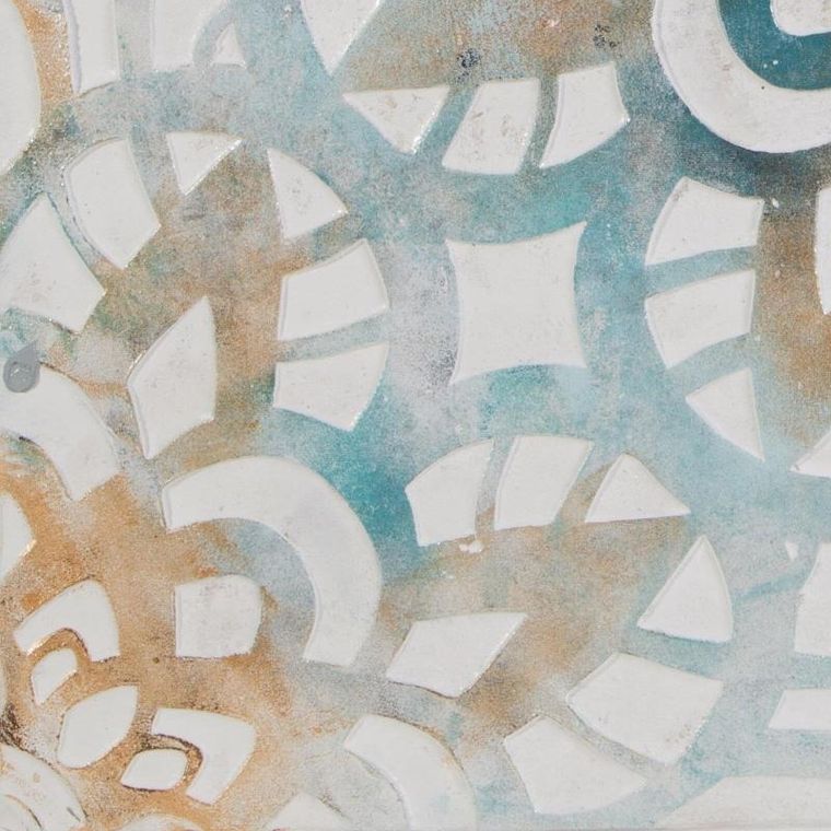 Eurofirany, obraz, 80-80 cm, niebieski