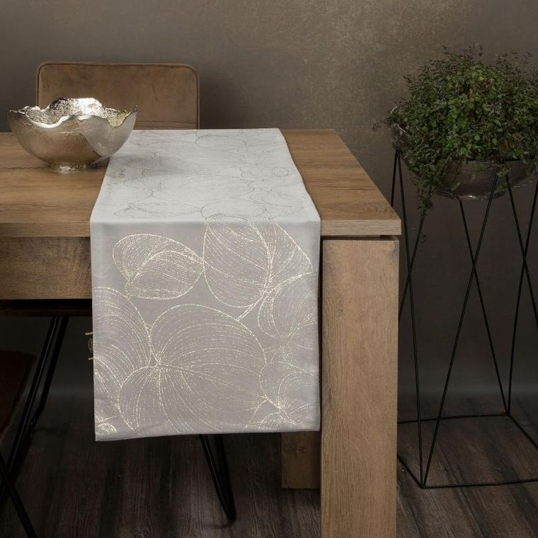 Eurofirany, obrus Blink, 35-140 cm, srebrny