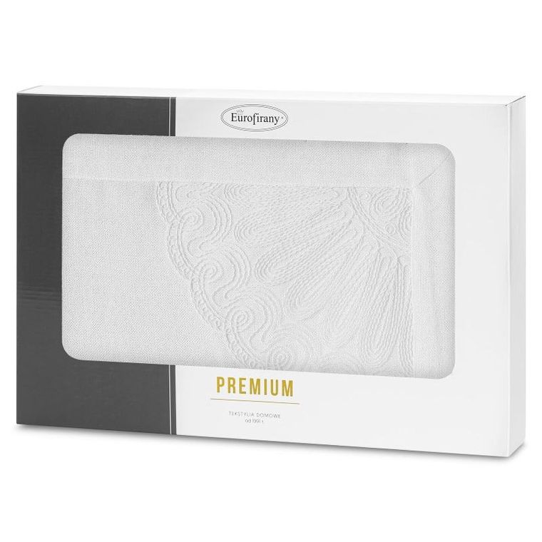 Eurofirany, obrus Elen, 140-180 cm, biały