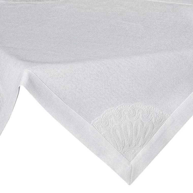 Eurofirany, obrus Elen, 85-85 cm, biały