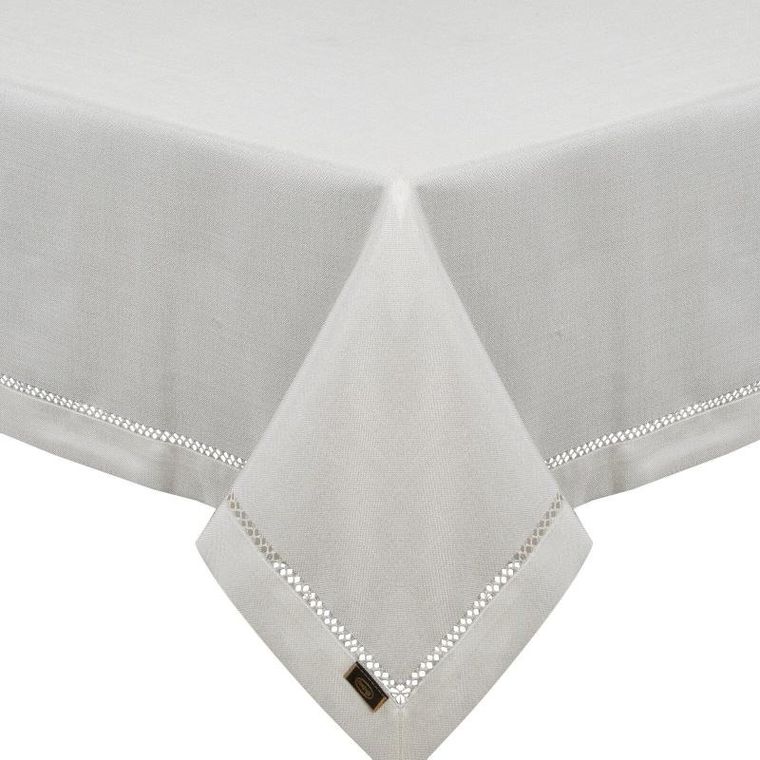 Eurofirany, obrus Emily, 145-260 cm, biały