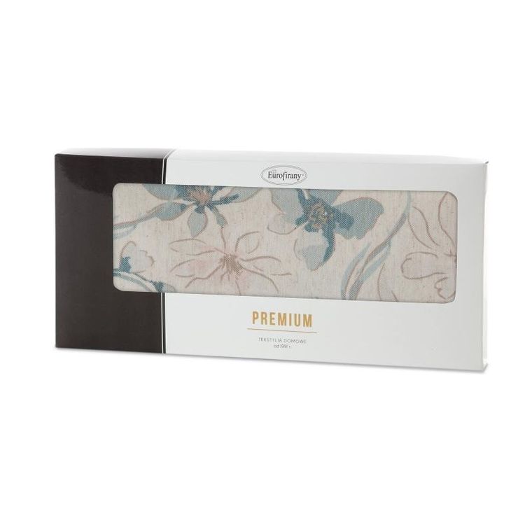 Eurofirany, obrus Ines, o 150 cm, beżowy