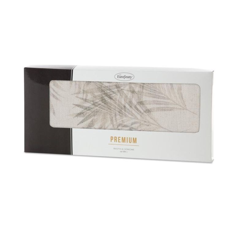 Eurofirany, obrus Ines, o 150 cm, beżowy