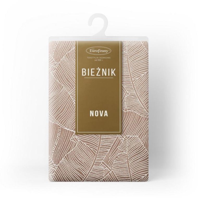 Eurofirany, obrus Isla, 40-140 cm, ciemnobeżowy