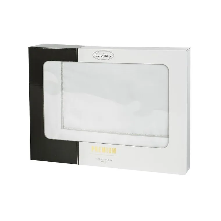 Eurofirany, obrus Madele, 140-180 cm, biały