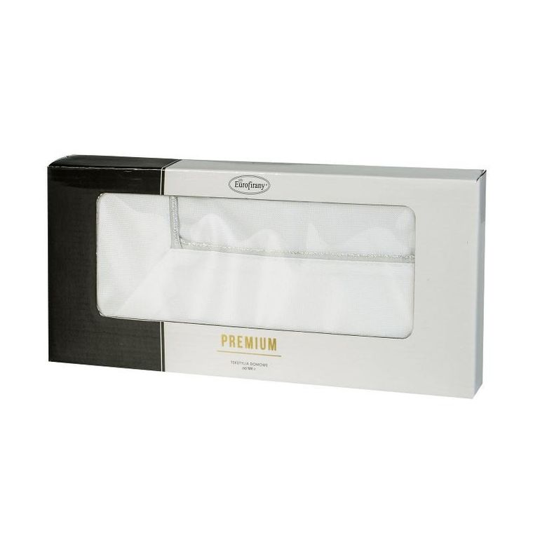 Eurofirany, obrus Madele, 85-85 cm, biały