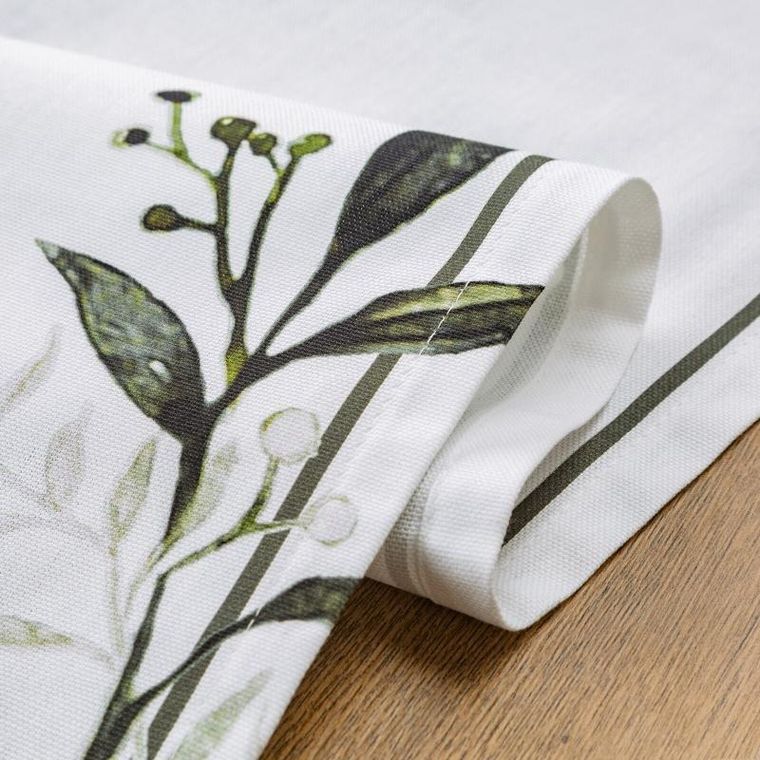 Eurofirany, obrus Natu, 30-40 cm, biały