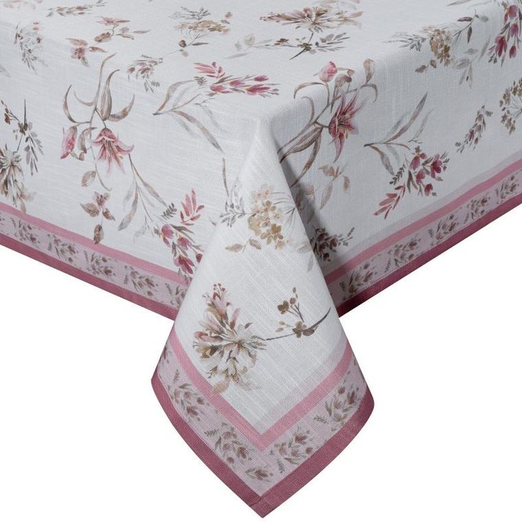 Eurofirany, obrus Summer, 140-220 cm, naturalny