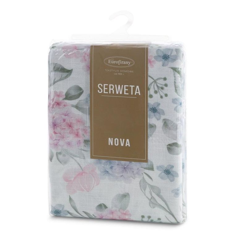 Eurofirany, obrus Summer, 90-90 cm, naturalny