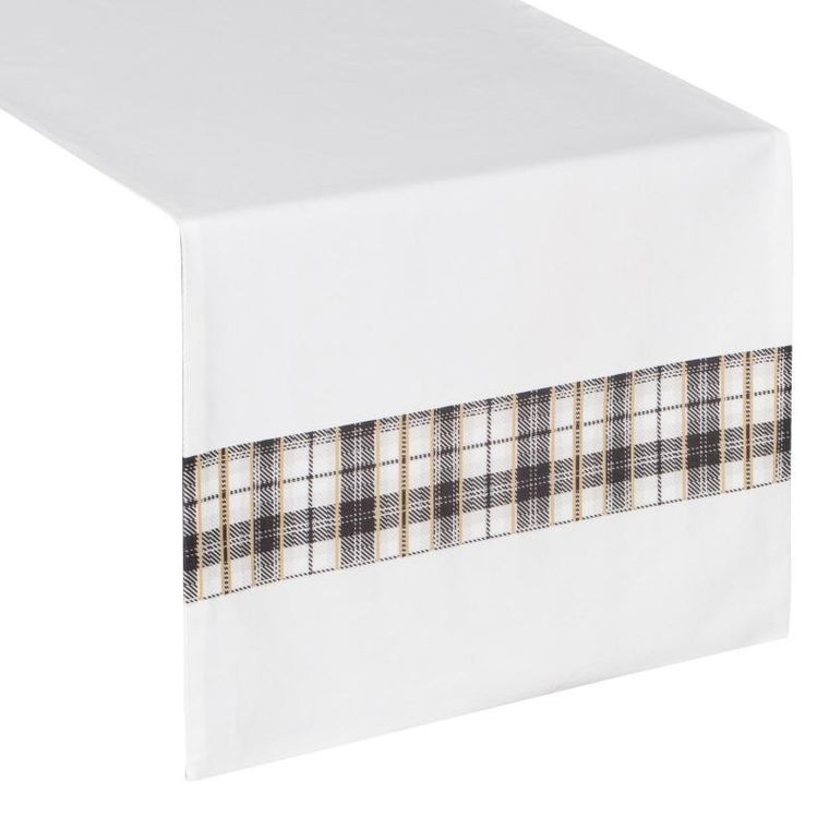 Eurofirany, obrus świąteczny, Angel, 40-140 cm, biały