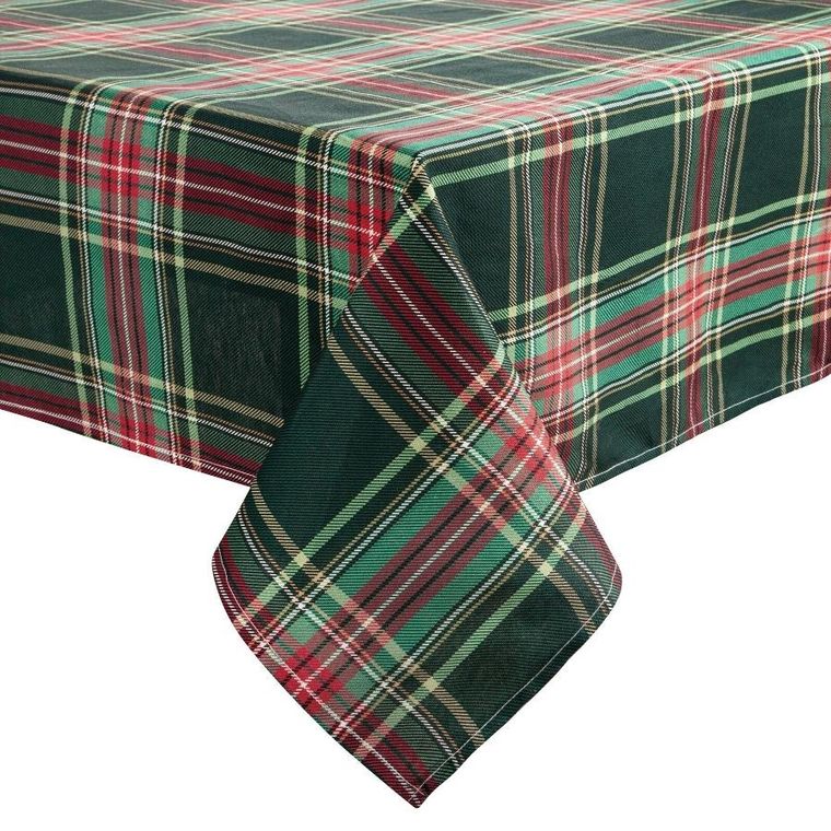 Eurofirany, obrus świąteczny, Aurora, 140-180 cm, czerwony