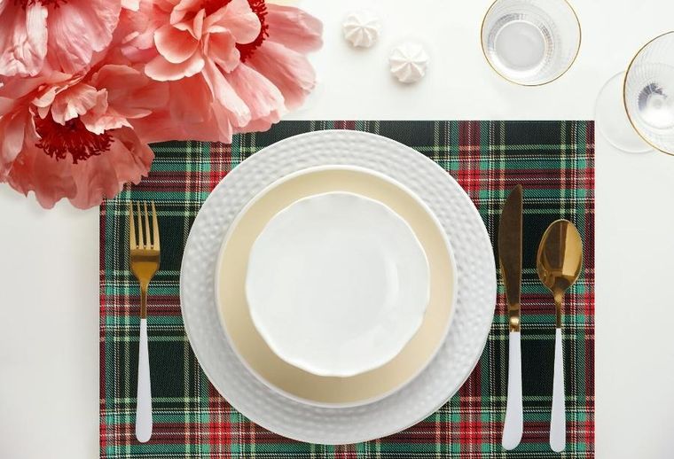 Eurofirany, obrus świąteczny, Aurora, 30-40 cm, czerwony