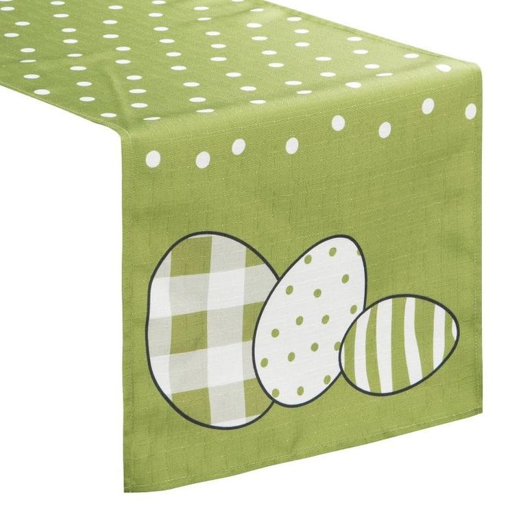 Eurofirany, obrus wiosna, 35-140 cm, zielony