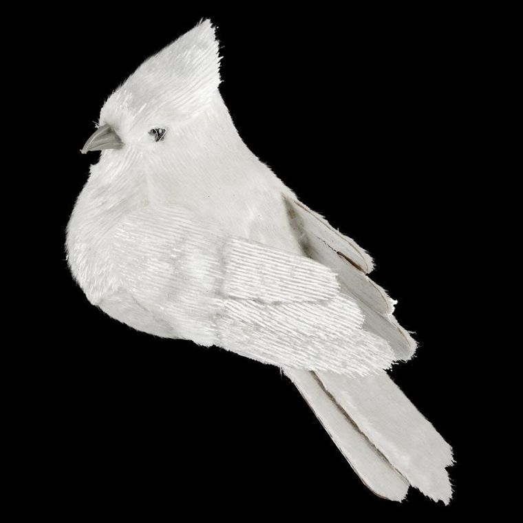 Eurofirany, ozdoba świąteczna, 6-13 cm, biały